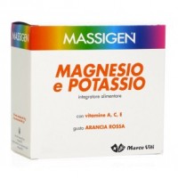 Massigen Magnesio e Potassio 24 buste gusto arancia